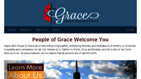 What Peopleofgrace.org website looked like in 2018 (5 years ago)