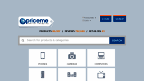 What Priceme.com.sg website looked like in 2018 (5 years ago)