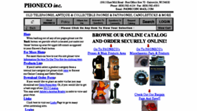 What Phonecoinc.com website looked like in 2018 (5 years ago)
