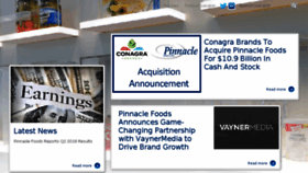 What Pinnaclefoods.com website looked like in 2018 (5 years ago)