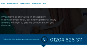 What Personalinjurysolicitorsbolton.co.uk website looked like in 2018 (5 years ago)