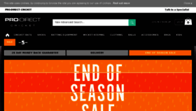 What Prodirectcricket.com website looked like in 2018 (6 years ago)