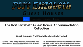 What Peguesthouses.co.za website looked like in 2018 (5 years ago)