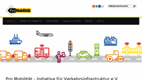 What Promobilitaet.de website looked like in 2018 (5 years ago)
