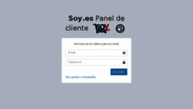 What Panel.soy.es website looked like in 2018 (5 years ago)