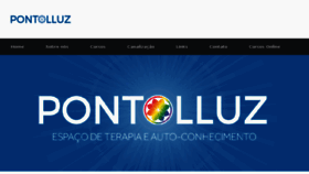 What Pontolluz.com.br website looked like in 2018 (5 years ago)