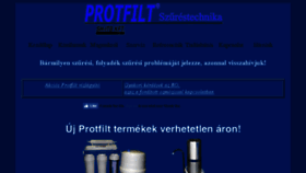 What Protfilt.hu website looked like in 2018 (5 years ago)