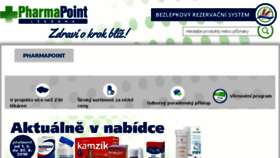What Pharmapoint.cz website looked like in 2018 (5 years ago)