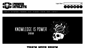 What Powerathletehq.com website looked like in 2018 (5 years ago)