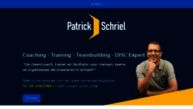 What Patrickschriel.nl website looked like in 2018 (5 years ago)