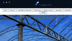 What Polybuild.com website looked like in 2018 (5 years ago)