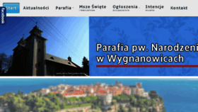 What Parafiawygnanowice.pl website looked like in 2018 (5 years ago)
