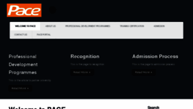 What Pacesb.com website looked like in 2018 (5 years ago)