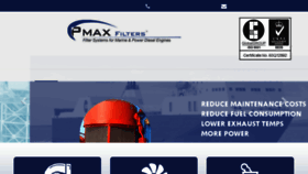 What Pmaxfilters.com website looked like in 2018 (5 years ago)