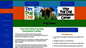 What Petpugdog.com website looked like in 2018 (5 years ago)