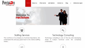 What Precisiontechcorp.com website looked like in 2018 (5 years ago)