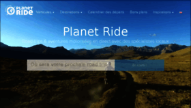 What Planet-ride.com website looked like in 2018 (5 years ago)