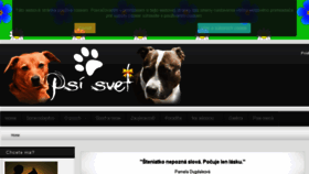 What Psisvet.sk website looked like in 2018 (5 years ago)