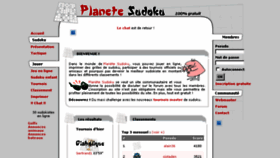 What Planete-sudoku.com website looked like in 2018 (5 years ago)