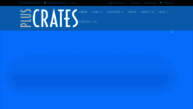 What Pluscrates.com website looked like in 2018 (5 years ago)