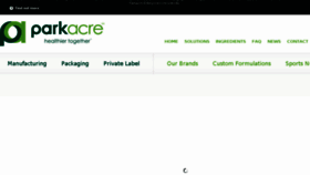 What Park-acre.co.uk website looked like in 2018 (5 years ago)