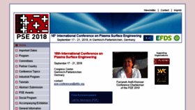 What Pse-conferences.net website looked like in 2018 (5 years ago)