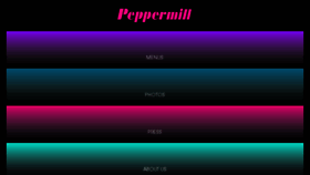 What Peppermilllasvegas.com website looked like in 2018 (5 years ago)