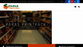 What Paraspack.com website looked like in 2018 (5 years ago)