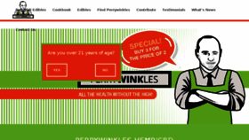 What Perrywinklesedibles.com website looked like in 2018 (5 years ago)