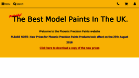 What Phoenix-paints.co.uk website looked like in 2018 (5 years ago)