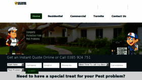 What Pestcontrolmelbournewide.com.au website looked like in 2018 (5 years ago)