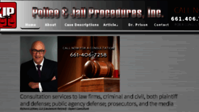 What Policeandjailprocedures.com website looked like in 2018 (5 years ago)