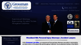 What Personalinjuryattorneywoodlandhills.com website looked like in 2018 (6 years ago)