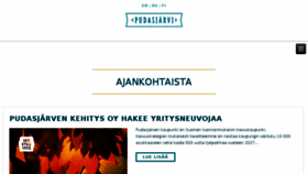 What Pudasjarvi.fi website looked like in 2018 (5 years ago)
