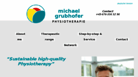 What Physiotherapie-grubhofer.at website looked like in 2018 (5 years ago)