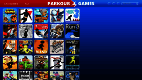 What Parkourgames.com website looked like in 2018 (5 years ago)