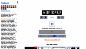 What Puzzle-nurikabe.com website looked like in 2018 (5 years ago)