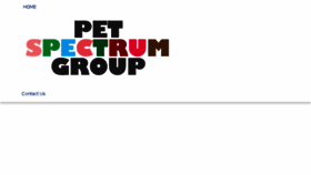What Petspectrumgroup.co.uk website looked like in 2018 (5 years ago)