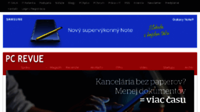 What Pcrevue.sk website looked like in 2018 (5 years ago)