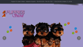 What Puppiessecret.com website looked like in 2018 (5 years ago)
