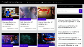 What Pinoychannelofw.su website looked like in 2018 (5 years ago)