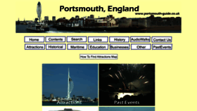 What Portsmouth-guide.co.uk website looked like in 2018 (5 years ago)