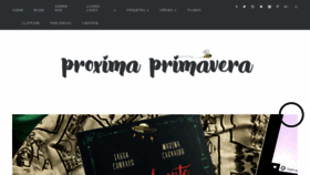 What Proximaprimavera.com website looked like in 2018 (5 years ago)