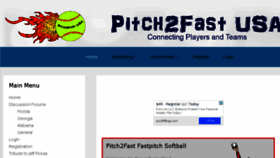 What Pitch2fast.com website looked like in 2018 (5 years ago)