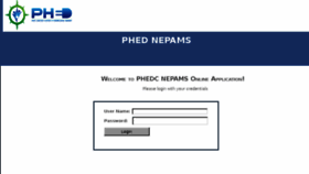 What Phed.nepamsonline.com website looked like in 2018 (5 years ago)
