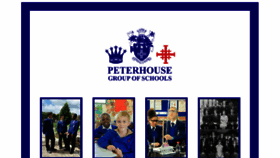 What Peterhouse.org website looked like in 2018 (5 years ago)