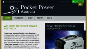 What Pocketpoweraustralia.com.au website looked like in 2018 (5 years ago)