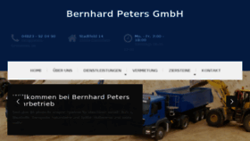 What Peters-fuhrbetrieb.de website looked like in 2018 (5 years ago)