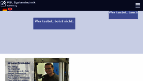 What Psl-systemtechnik.de website looked like in 2018 (5 years ago)