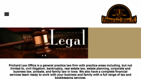 What Prichardlawoffice.com website looked like in 2018 (5 years ago)